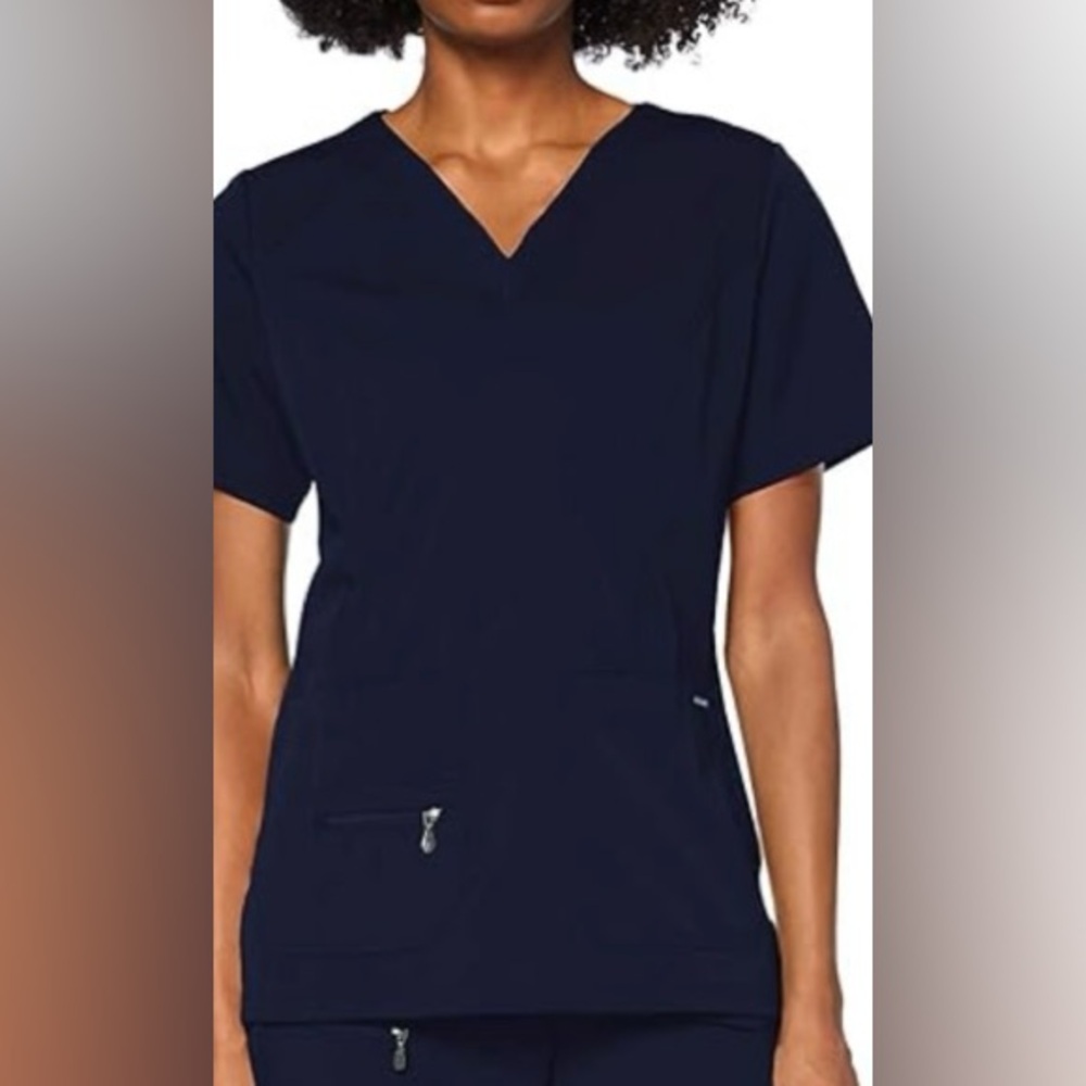 ADAR PRO V NECK BREAKTHROUGH SCRUB TOP